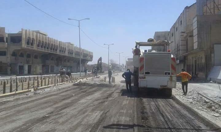 افتتاح شوارع جديدة في الموصل القديمة
