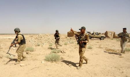 مقتل 7 ارهابيين وتدمير صهريج بعملية امنية بالقرب من سلسلة جبال حمرين في صلاح الدين