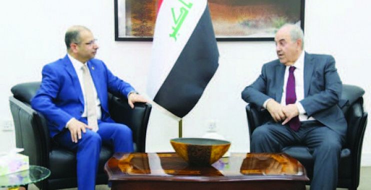 الجبوري يبحث مع علاوي التطورات السياسية