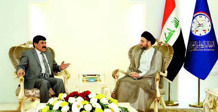 الحكيم يبحث مع السفير السوري الحرب على الإرهاب