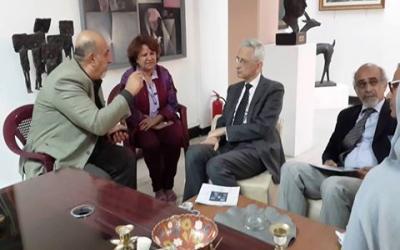 السفير الفرنسي في العراق يزور دائرة الفنون التشكيلية
