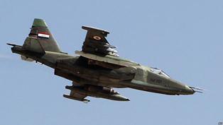 الجو يدمر مواقع لداعش الإرهابي في جزيرة سامراء