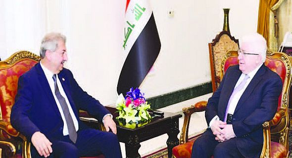 رئيس الجمهورية يدعو إلى تنشيط التعاون بين العراق والهند