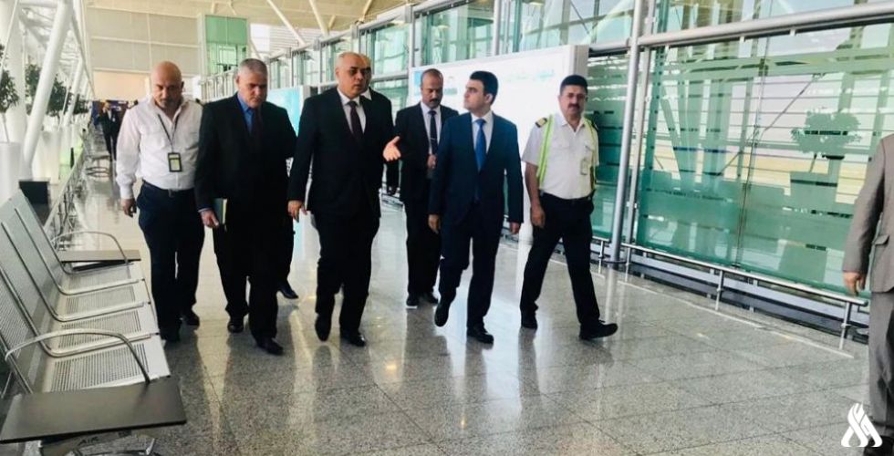 وزير النقل يعلن من مطار اربيل استكمال جميع الاستعدادات لتفويج الحجاج للموسم الحالي