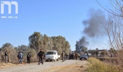 تفجير شفل مفخخ ومقتل 3 دواعش في الكرمة