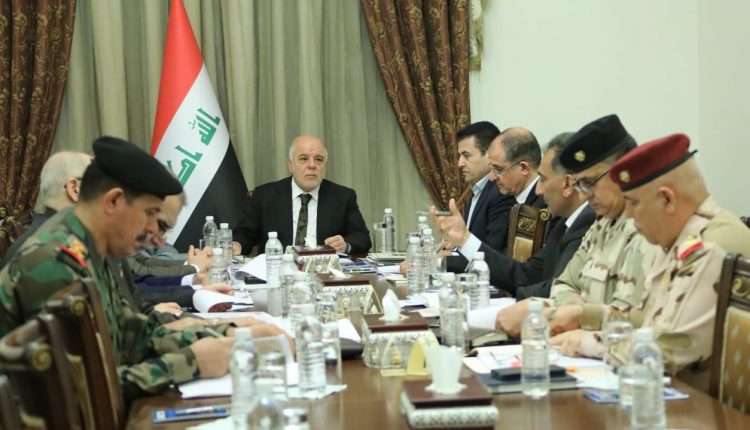 العبادي يترأس اجتماعا للمجلس الوزاري للامن الوطني