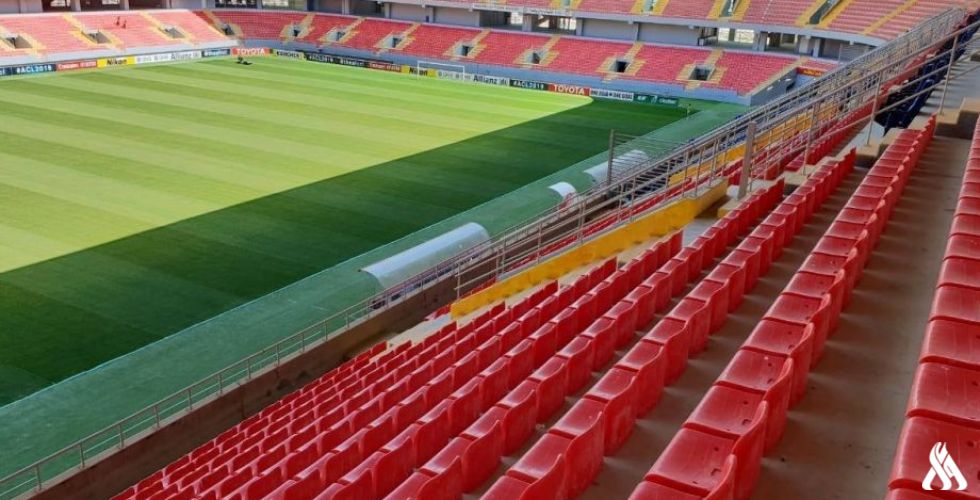 تواصل التحضيرات في ملعب كربلاء الدولي استعدادا لبطولة غرب آسيا