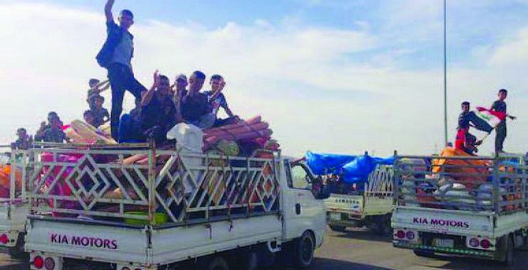 الهجرة والمهجرين : اعادة 56 بالمئة من مجموع النازحين الى مناطقهم