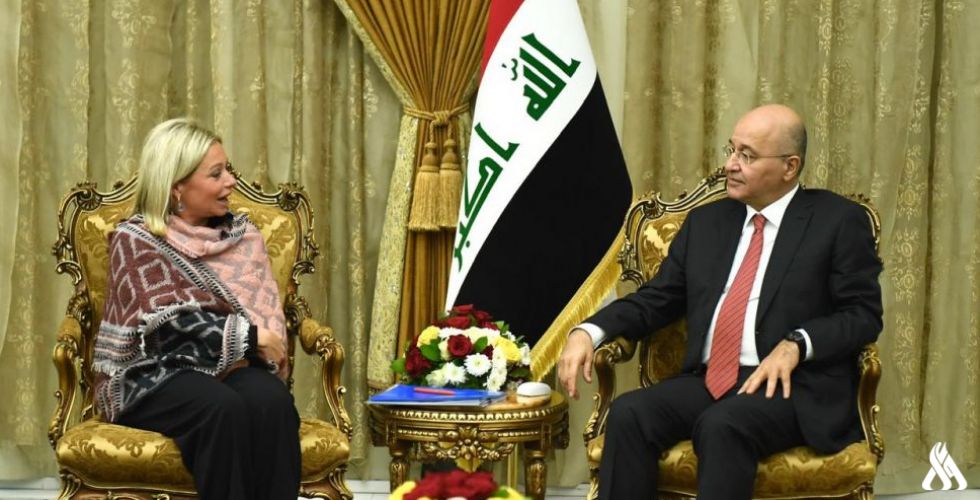 رئيس الجمهورية يثمن دور الامم المتحدة في ترسيخ التعايش السلمي بين العراقيين