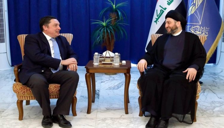 الحكيم يبحث تعزيز العلاقات الثانئية بين العراق والمملكة المتحدة