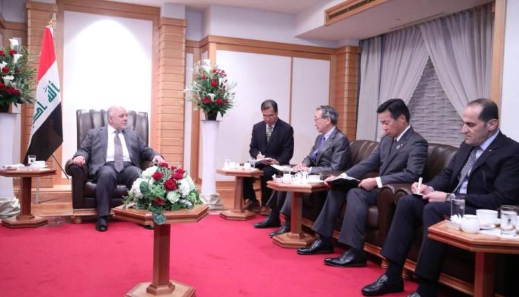 العبادي يستقبل رئيس شركة سوميتومو التجارية اليابانية