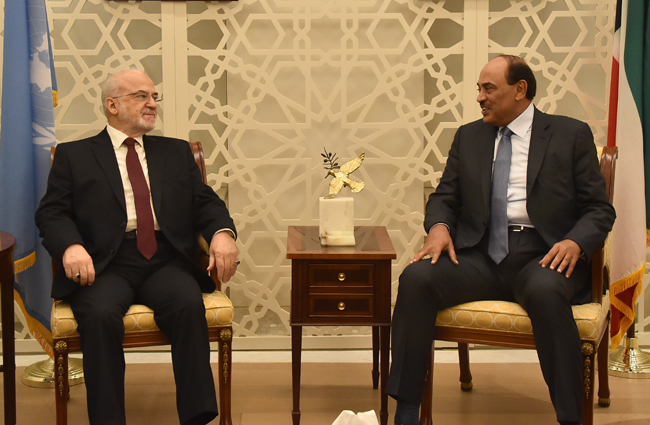 وزير الخارجية يلتقي نائب رئيس الوزراء الكويتي في نيويورك