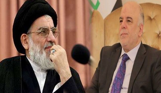 العبادي يبحث مع الشاهرودي سبل محاربة "داعش" فكرياً