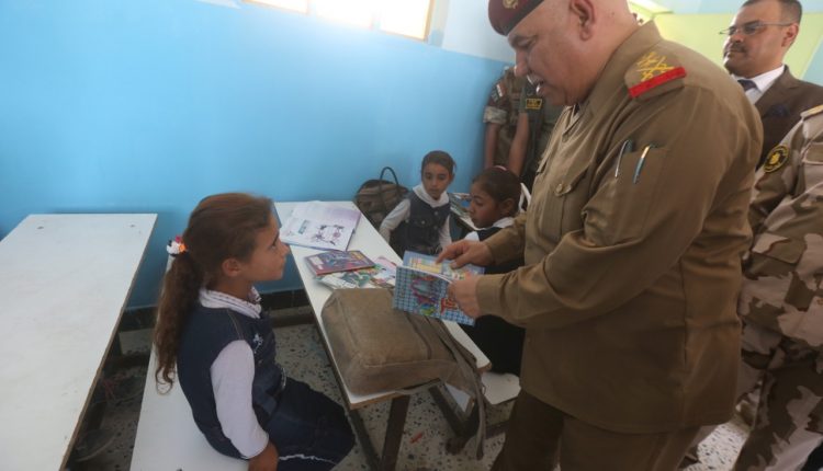 عمليات بغداد تفتتح مدرستين بعد إعادة ترميمهما