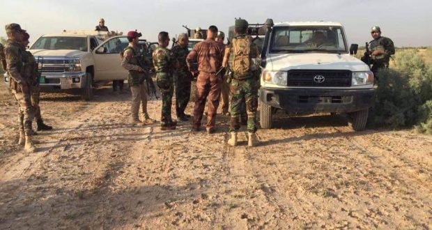 الحشد ينفذ عملية تفتيش بقاطع مطار الضلوعية جنوب سامراء