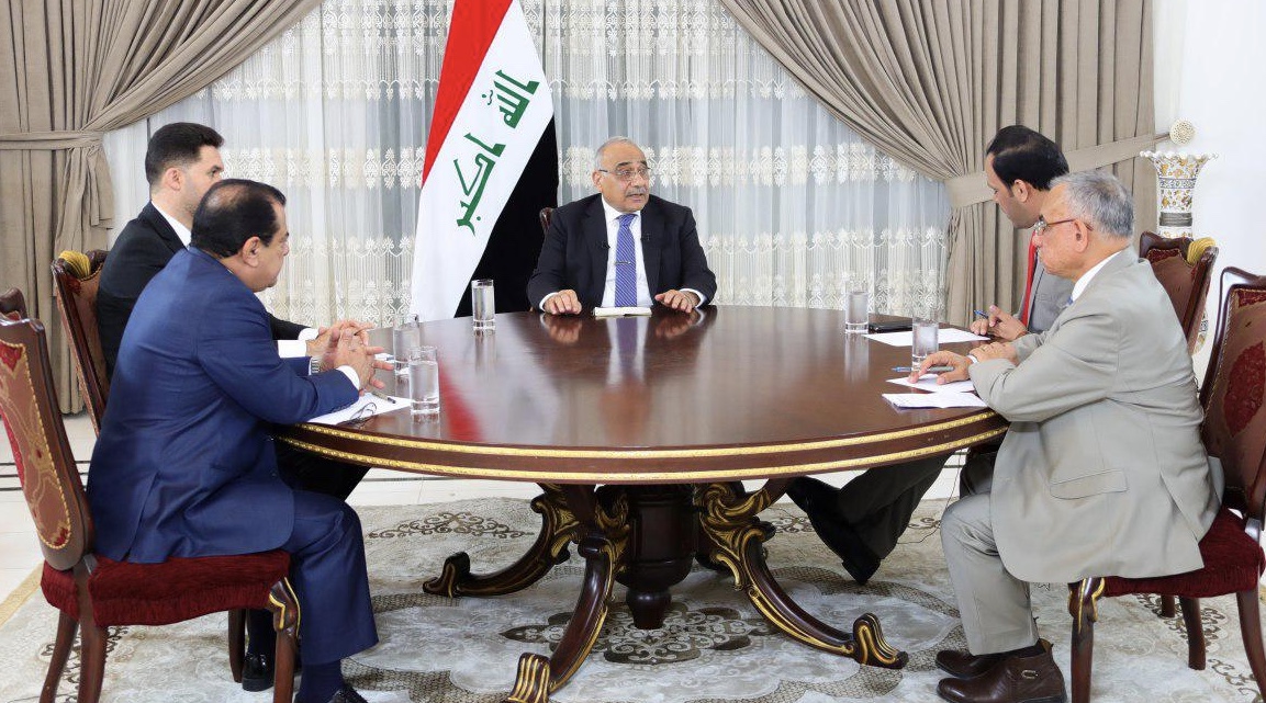 عبد المهدي: هناك مواقع تواصل اجتماعي تُدار من الخارج.. وقدمنا رسالة لإنهاء ازمة اليمن