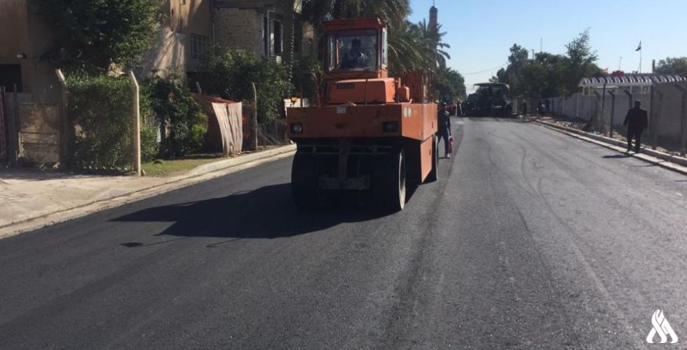 شارع التصنيع بالحرية يدخل الخدمة بعد اكساءه