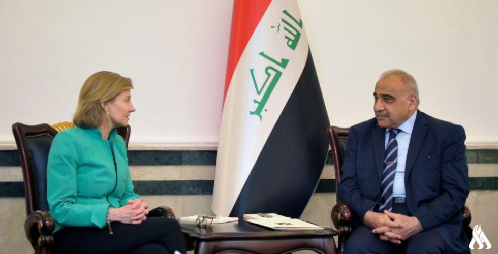 عبد المهدي يستقبل رئيس معهد السلام الامريكي