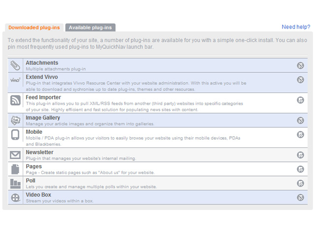 Basic plug-in/template/widget installation instruction video