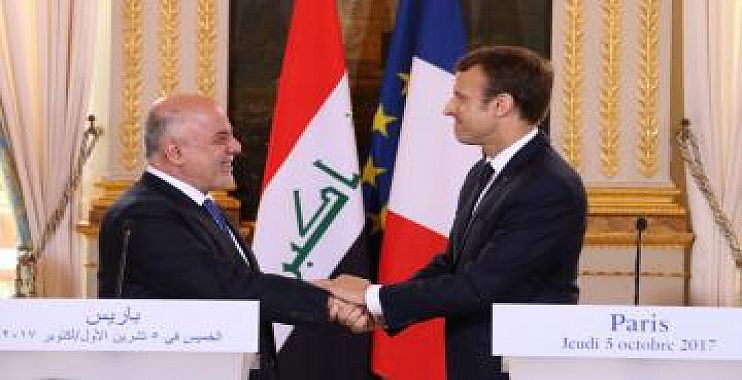 العبادي من فرنسا : العراق كتب قصة النجاح في انتصاره على الإرهاب