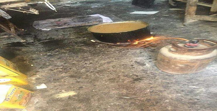 بالصور: العثور على فرن سري لانتاج المعجنات غير الصالحة غرب بعقوبة