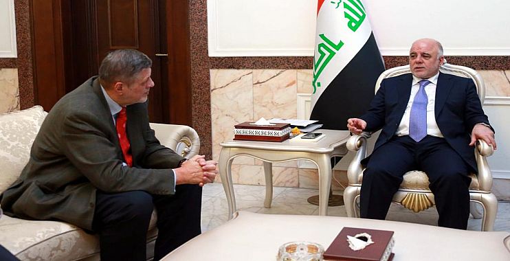 العبادي لكوبيش: بسط السلطة الاتحادية في صالح المواطنين الكرد