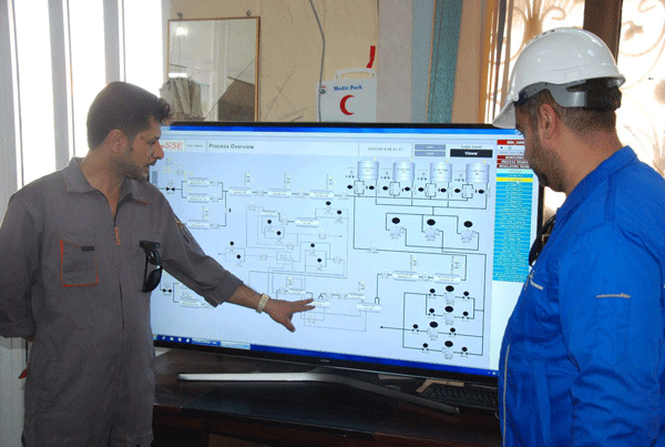 نفط البصرة تعلن عن نصب منظومة سيطرة الكترونية