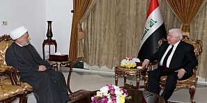 معصوم يشدد على الالتزام بالدستور لحفظ وحدة البلاد وحقوق المواطنين