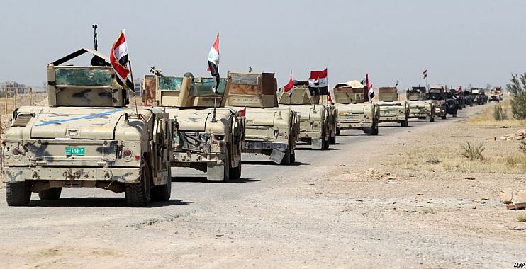 قيادة عمليات دجلة تعتقل عددا من الارهابيين اثناء مداهمة بعض المناطق