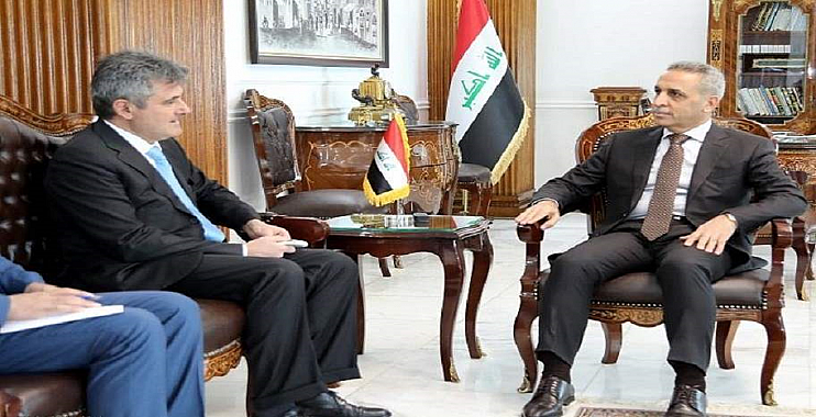 رئيس مجلس القضاء الاعلى يبحث مع السفير الايطالي التعاون القضائي