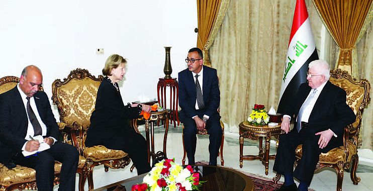 معصوم يشيد بدور بريطانيا في دعم العراق