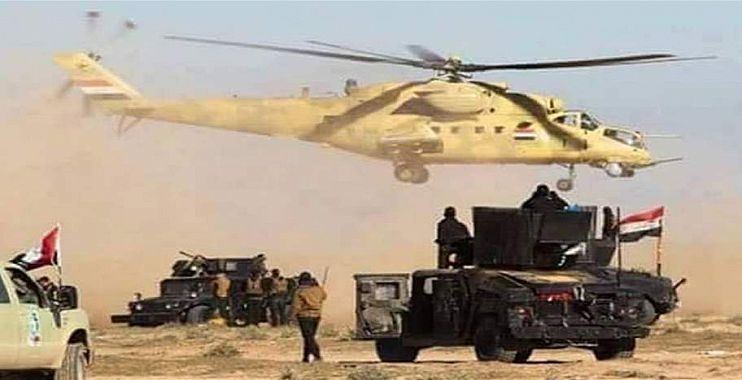 خلية الإعلام الحربي تعلن تدمير معسكرات استخدمها داعش للتدريب غربي الأنبار