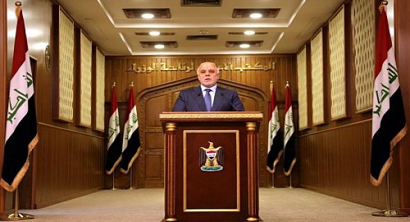 كلمة رئيس مجلس الوزراء الدكتور حيدر العبادي الى الشعب العراقي