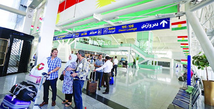 غرفة عمليات لنقل مسافري مطاري أربيل والسليمانية