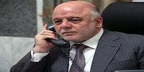 العبادي يتلقى اتصالا هاتفيا من الأمين العام للجامعة العربية