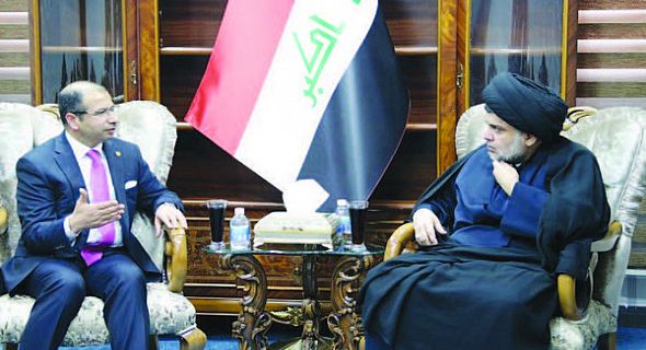 الجبوري والصدر يبحثان الرؤى بشأن التشكيلة الحكومية الجديدة