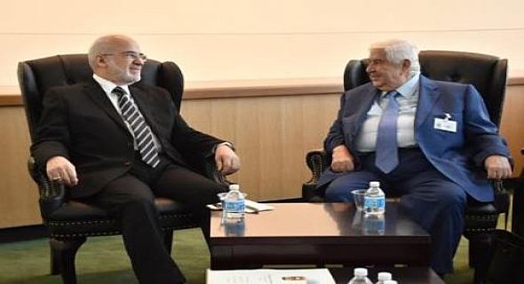 الجعفري يبحث مع نظيره السوري التحديات الأمنية ومحاربة داعش