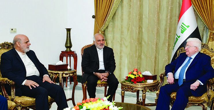 معصوم يؤكد ضرورة مواصلة الجهود لحل المشاكل السياسية