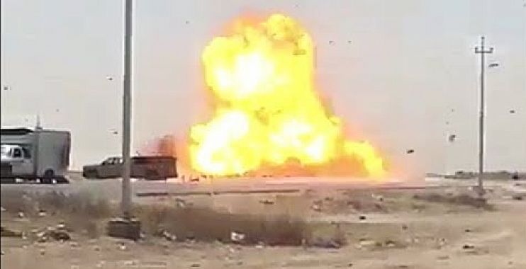 عمليات بغداد: تفجير عجلة مفخخة قبل دخولها من الأنبار