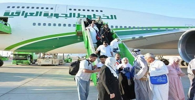 وصول نصف الحجاج العراقيين الى الديار المقدسة