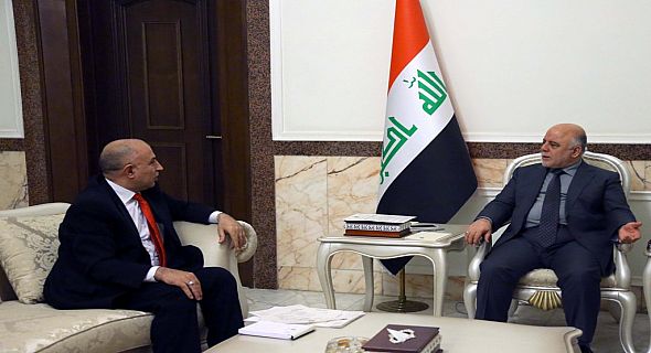العبادي: حريصون على سلامة المدنيين في عملية تحرير الفلوجة