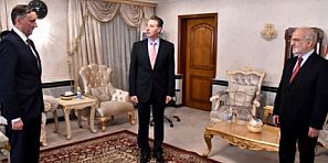 الجعفري يتسلم نسخة من اوراق اعتماد السفير الالماني الجديد