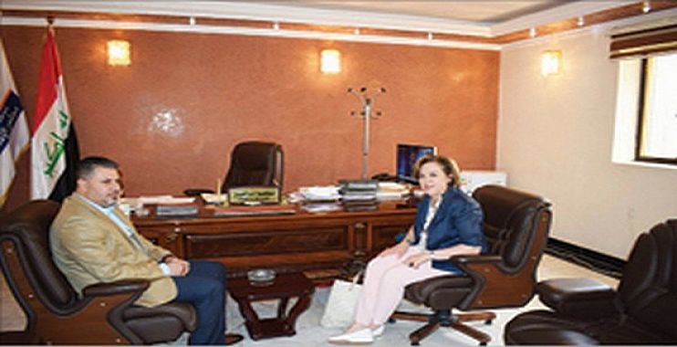 الدملوجي تشيد بأداء شبكة الإعلام العراقي في تغطية الانتصارات