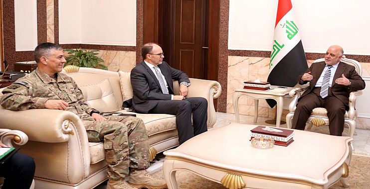 رئيس الوزراء الدكتور حيدر العبادي يستقبل السفير الاميركي في العراق