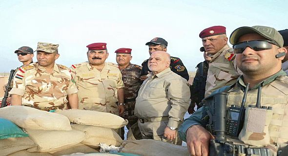 العبادي : تحرير القيارة خطوة مهمة نحو تحقيق الهدف الكبير باستعادة الموصل