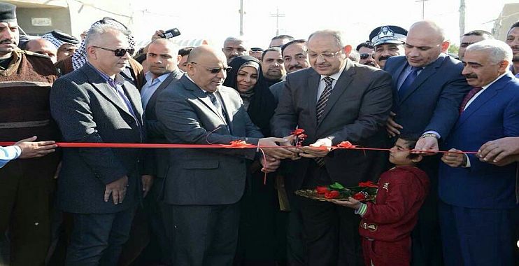 وزارة الاسكان تفتتح جسر غماس في الديوانية