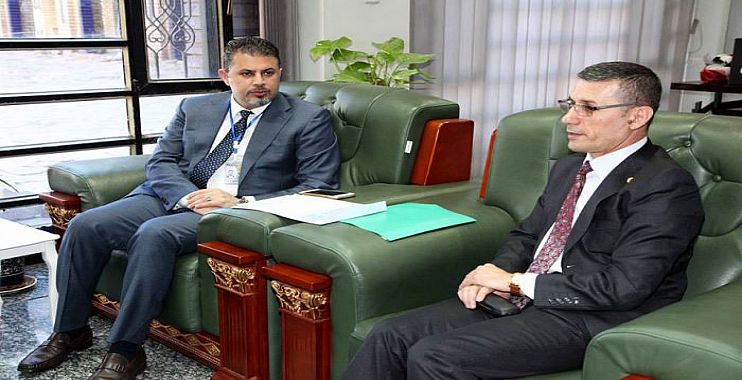 ابو الهيل يبحث سبل التعاون مع مجلس النواب