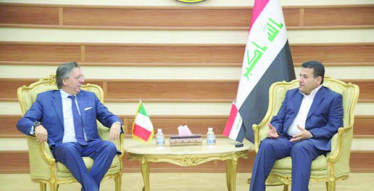 الأعرجي يشيد بدور إيطاليا في تدريب القوات العراقية