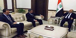 العبادي يبحث مع سفير الاتحاد الأوروبي دعم العراق في الحرب على داعش