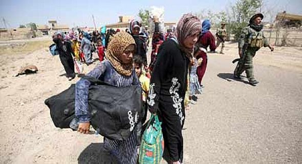 الأنبار: تسهيل اجراءات عودة النازحين إلى الفلوجة